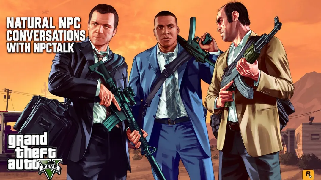 Мод NPCTalk добавил живой ИИ-диалог с NPC в GTA V