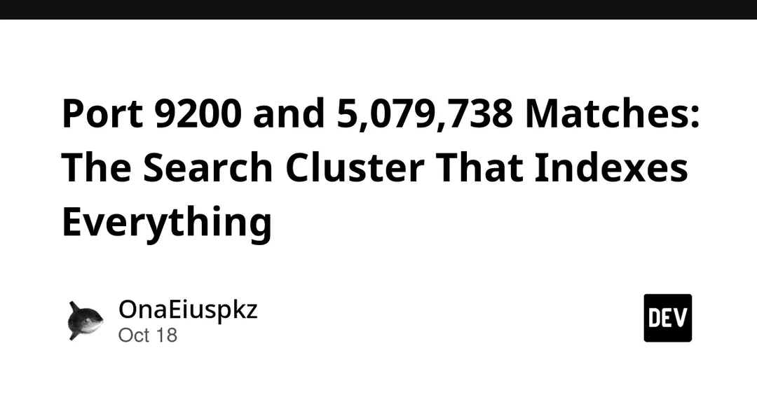 ZoomEye нашёл 5,08 млн сервисов на порту Elasticsearch 9200