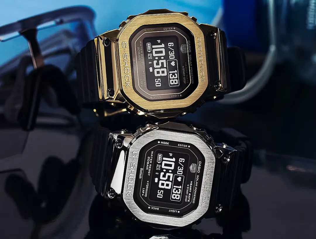 Casio выпустила золотые G-SHOCK GM-H5600-9 с пульсометром