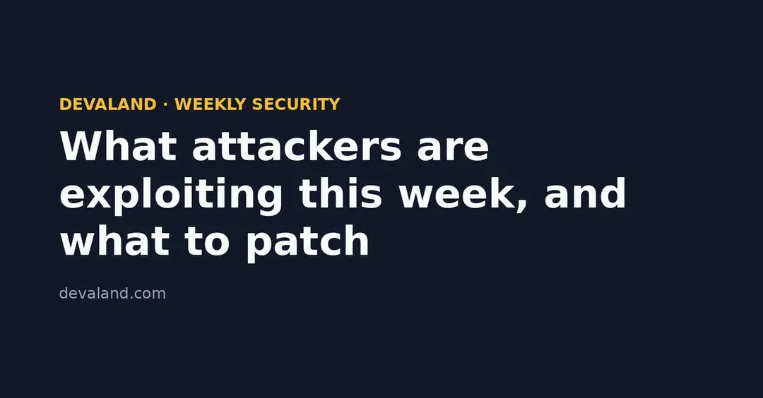 CISA добавила девять эксплуатируемых уязвимостей за неделю