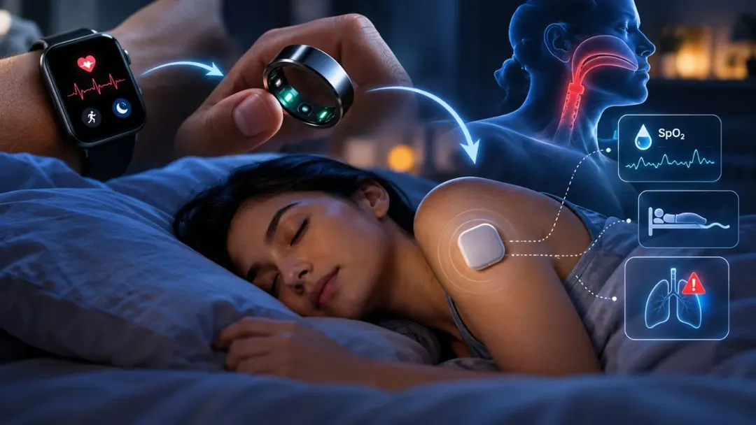 Oura запатентовала носимый пластырь для диагностики апноэ во сне