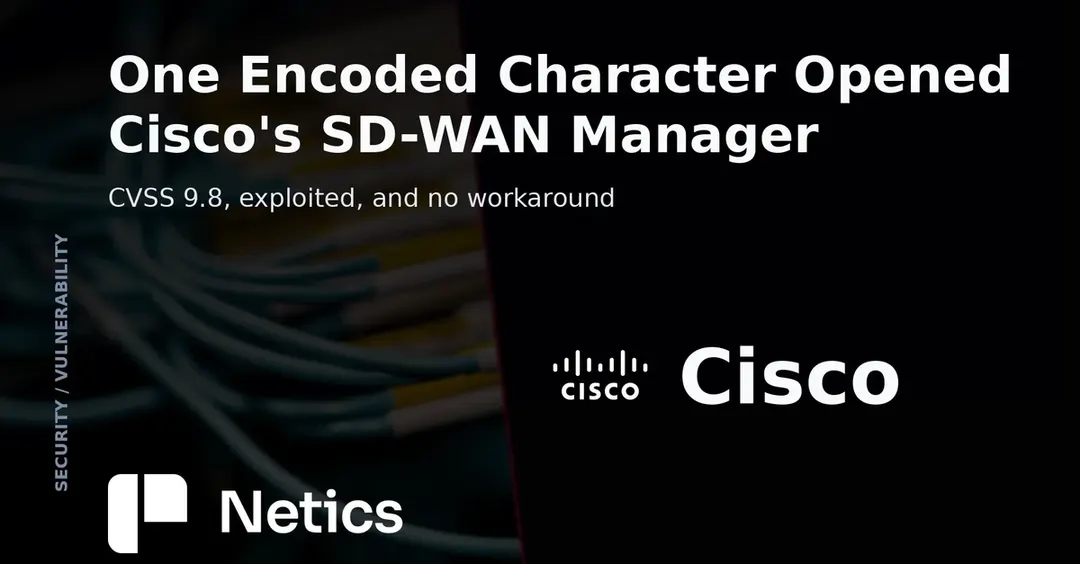 Cisco закрыла критический обход аутентификации в SD-WAN Manager