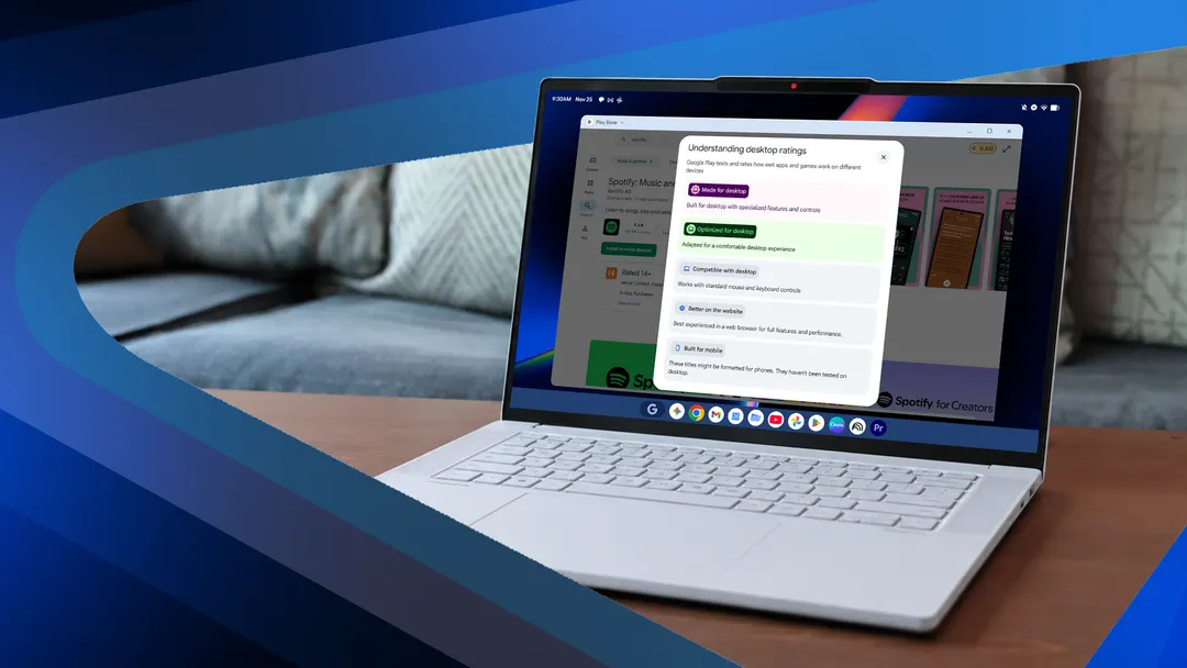 Пять ярлыков Play Store для Googlebook: лишь два полезны