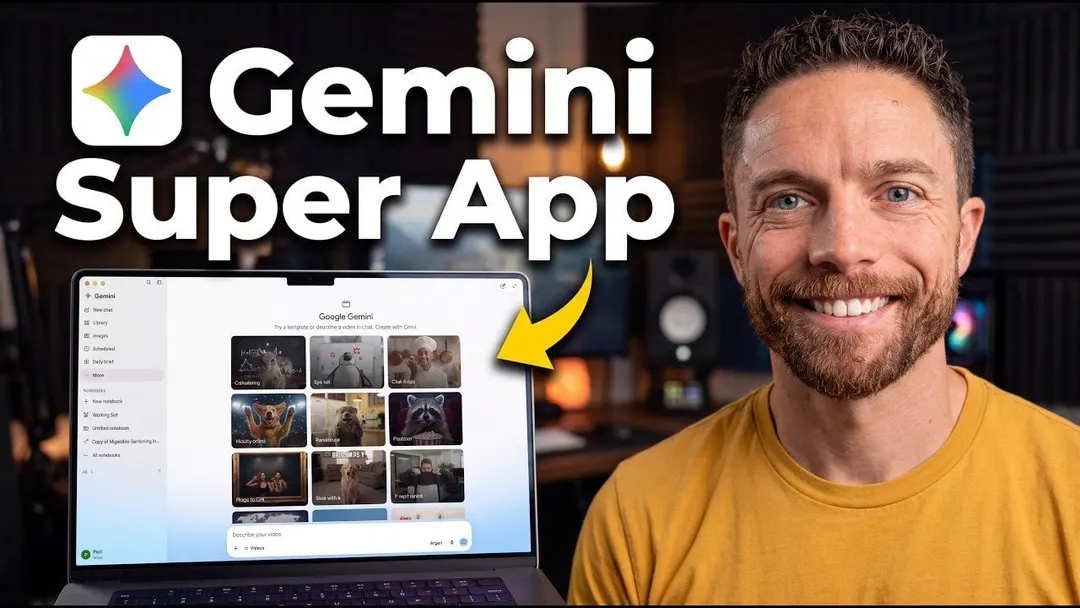 Gemini 4 Argon: суперприложение с режимами чата и задач