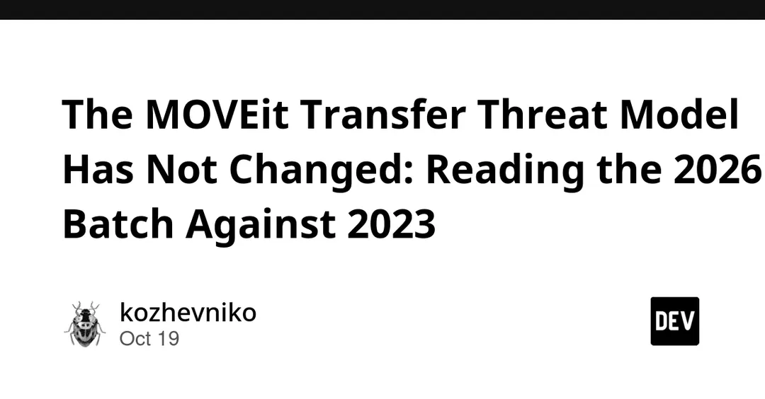 Анализ: модель угроз MOVEit Transfer не изменилась с 2023 года