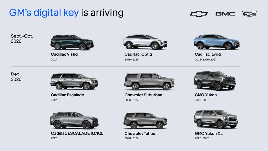 GM добавила ключи Apple Wallet в Cadillac, Chevrolet и GMC