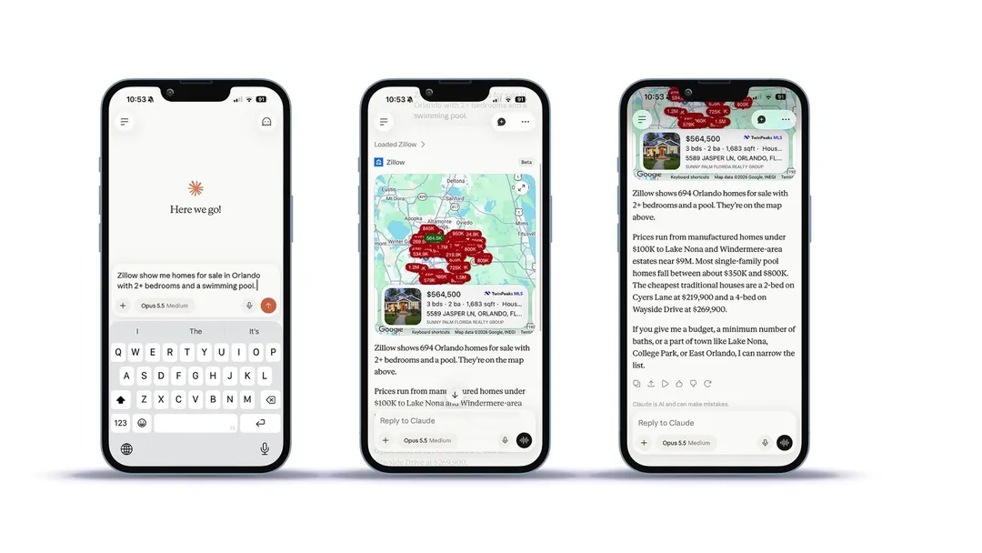 Zillow запустила коннектор для Claude с листингами и ипотекой