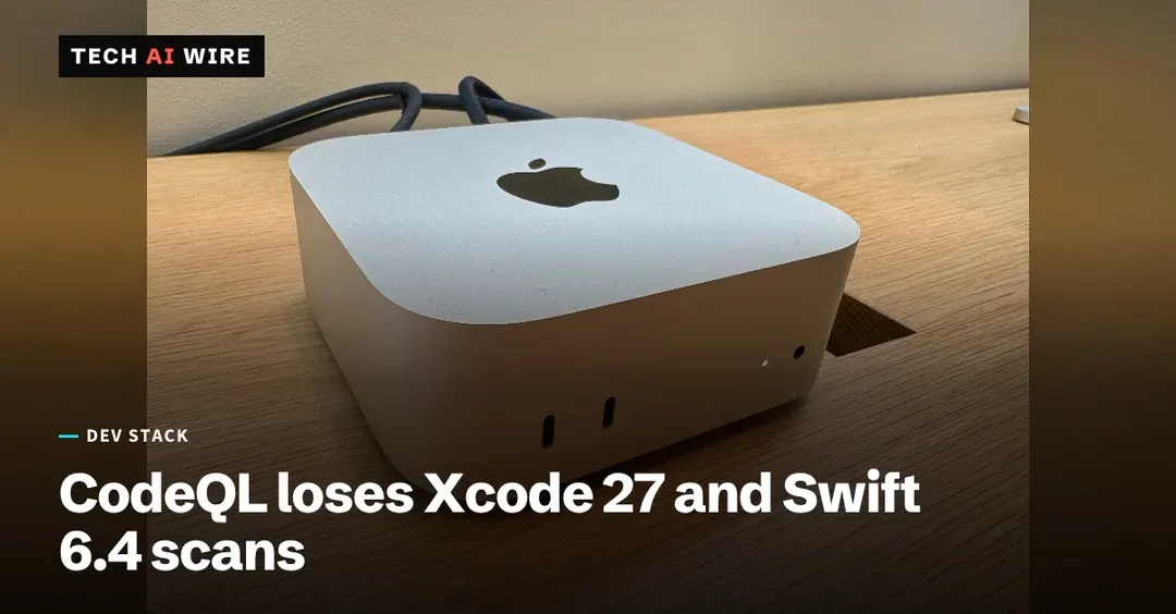 CodeQL не может сканировать сборки Xcode 27 и Swift 6.4