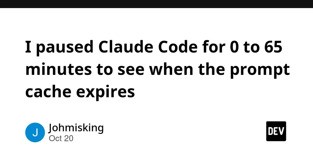 Эксперимент измерил срок жизни кэша промптов в Claude Code