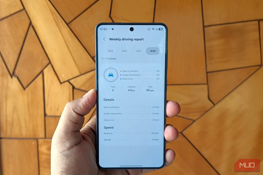 One UI 9 получила Driving Report с анализом манеры вождения
