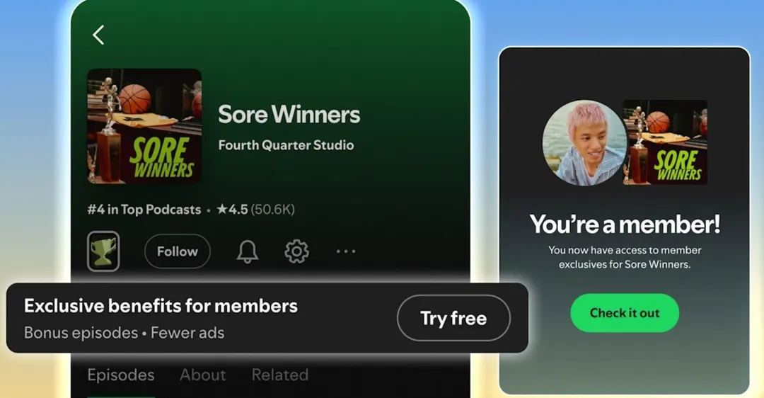 Spotify запустила платные подписки на подкасты в 34 регионах
