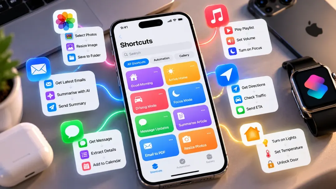 iOS 27 научила Shortcuts создавать команды на естественном языке и голосом