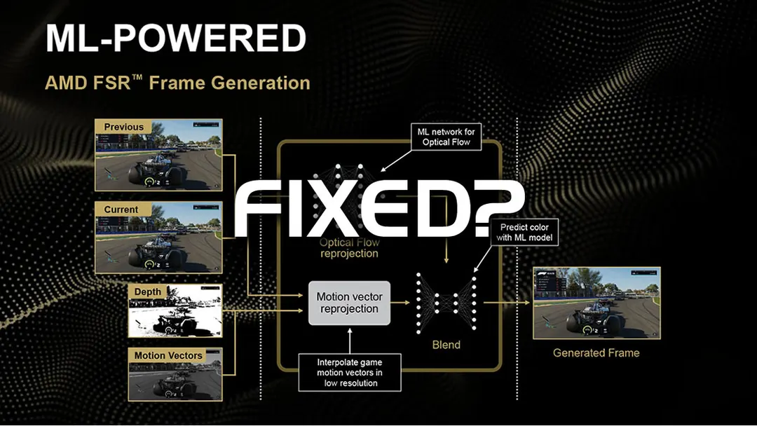AMD улучшила пейсинг кадров в FSR Frame Generation на RX 9000