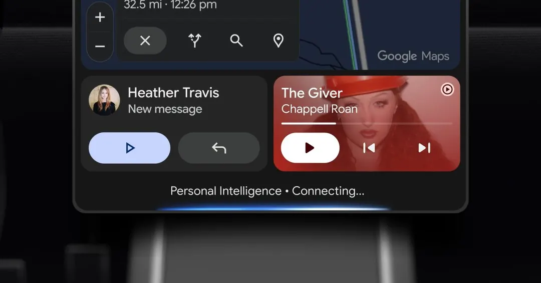 Gemini в Android Auto получила Personal Intelligence