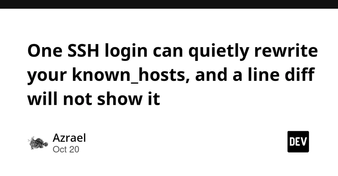 OpenSSH по умолчанию переписывает known_hosts без предупреждения