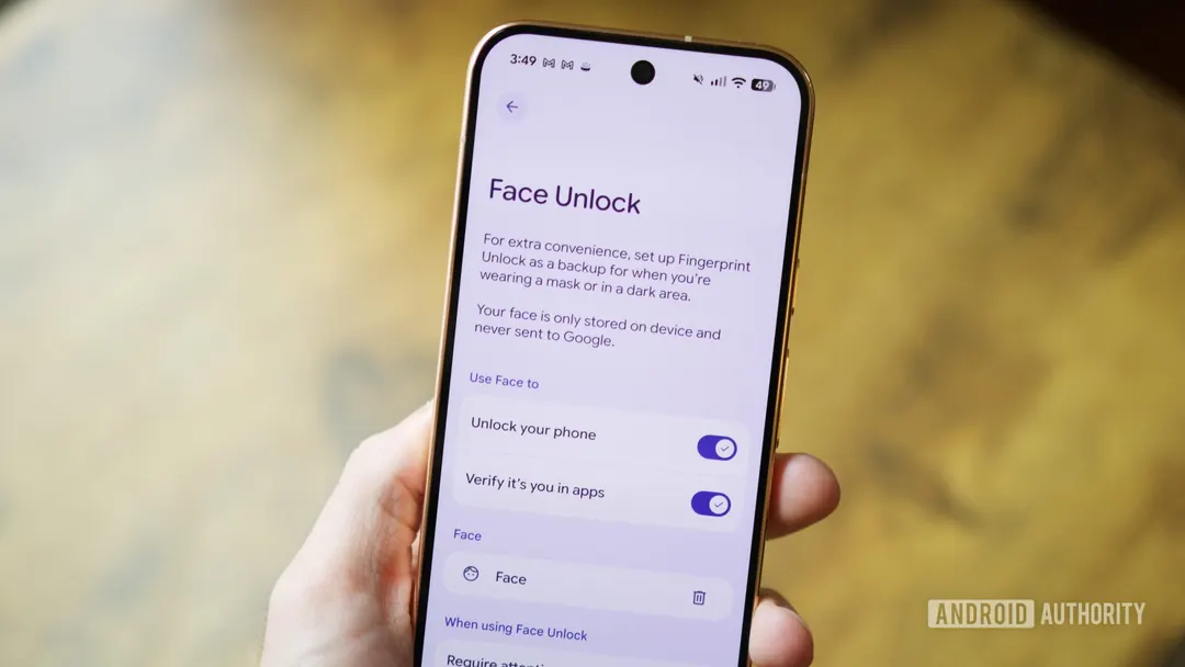 Google готовит подсветку экрана для разблокировки Pixel по лицу в темноте