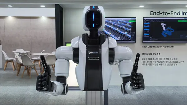HD Hyundai Robotics показала двурукого робота с физическим ИИ