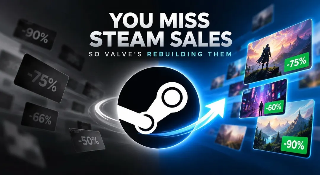 Valve перестроит систему распродаж Steam к 2027 году