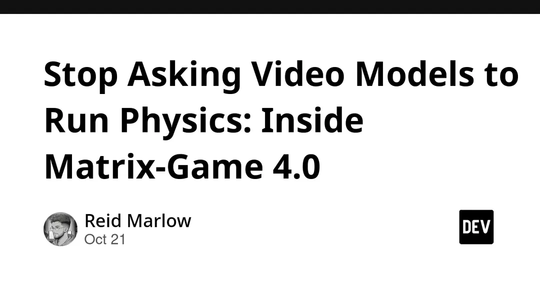 Matrix-Game 4.0 разделила игровой движок и нейрорендер
