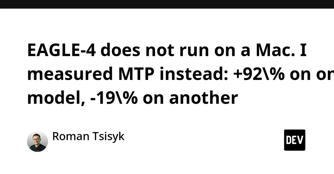Тест MTP на Mac Studio: +92% на плотной модели и −19% на MoE