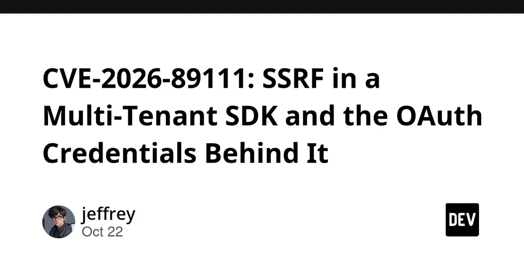 В SAP Cloud SDK для Python нашли SSRF с рейтингом 10.0