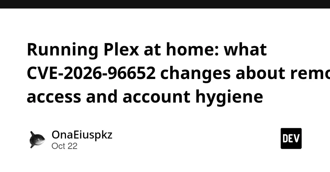 В Plex Media Server нашли SSRF-уязвимость CVE-2026-96652