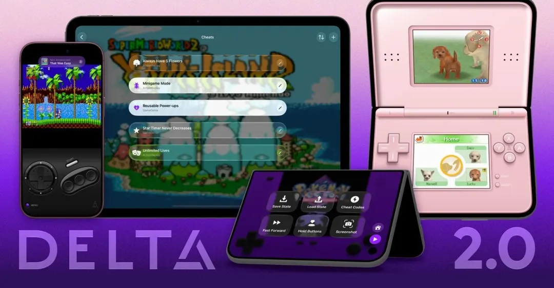Delta 2.0 добавила поддержку iPhone Duo и игры Sega Genesis