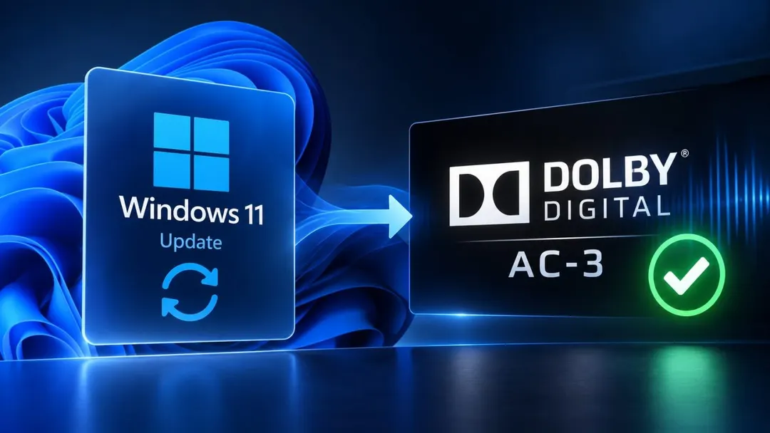 Microsoft исправила в Windows 11 сбой звука AC-3 из-за октябрьского патча