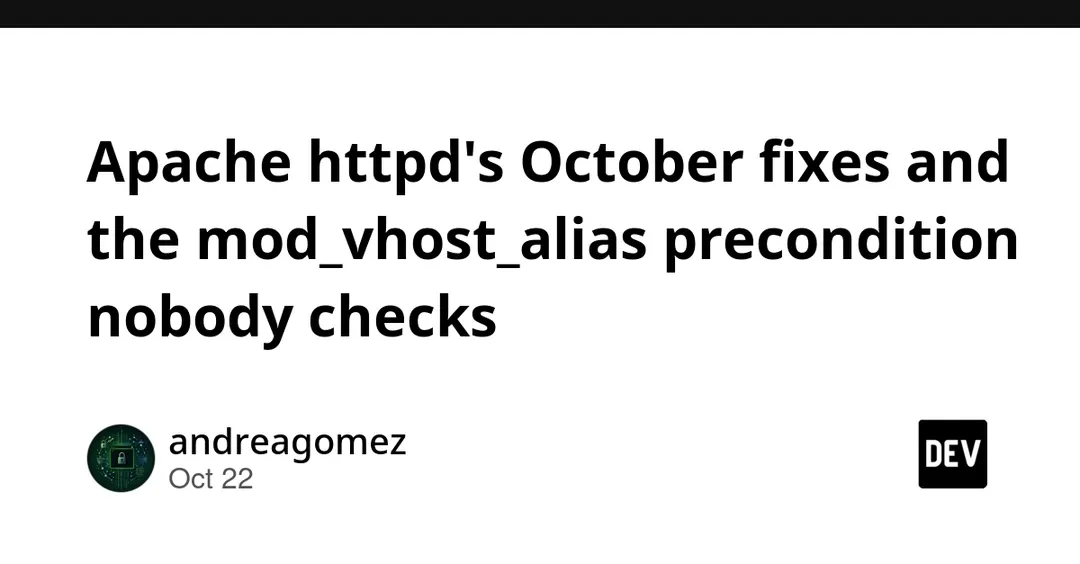 В Apache httpd нашли переполнение буфера в mod_vhost_alias