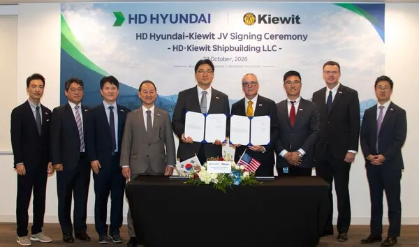 HD Hyundai и Kiewit построят в США умный судостроительный завод