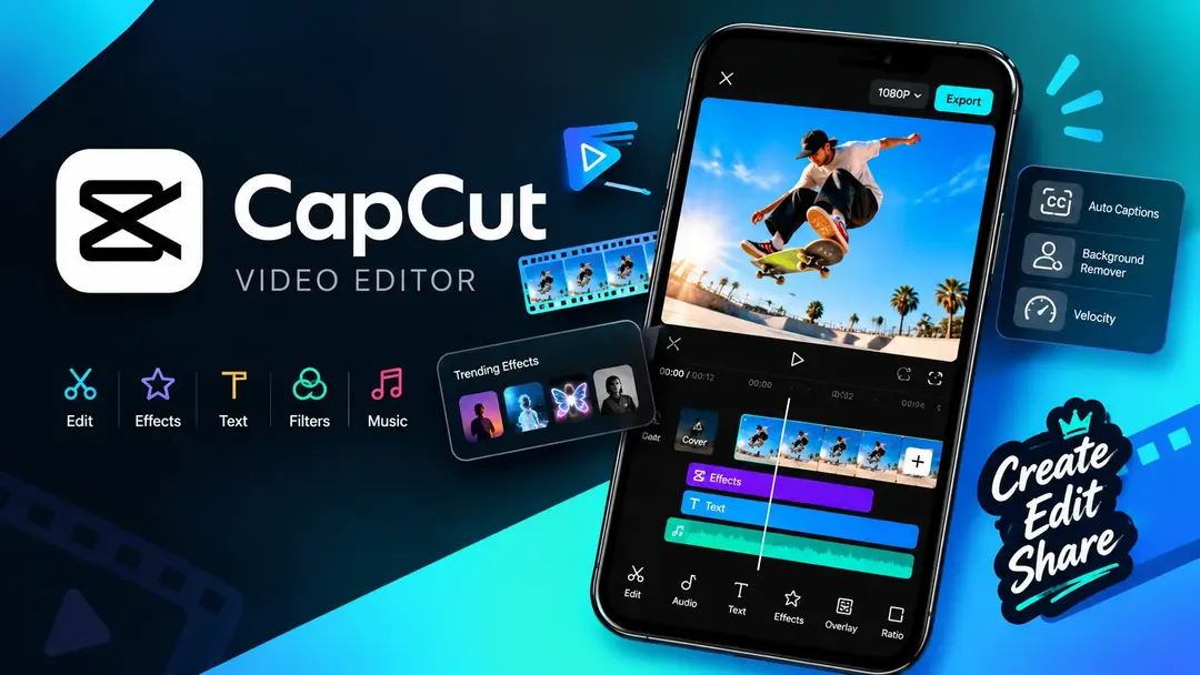 CapCut 19.9.0 получил ИИ-редактор EditPilot и генеративную аудиостудию