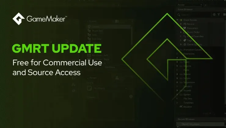 GameMaker сделает новый рантайм GMRT бесплатным для коммерческого использования