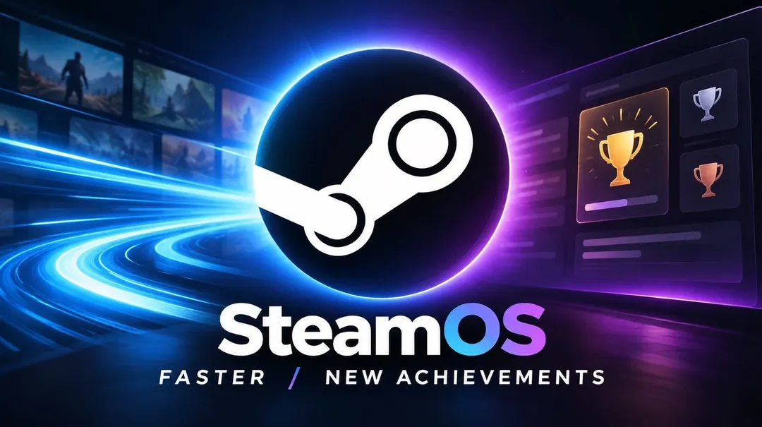 Бета SteamOS ускорила запуск игр и переработала страницы достижений