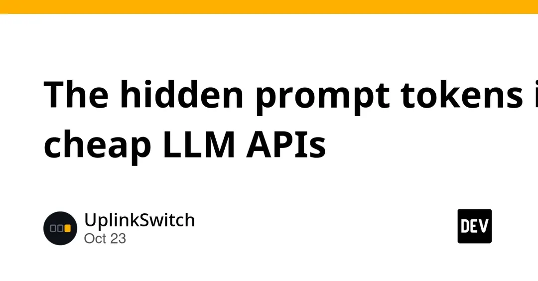 Проверка выявила скрытые токены промптов в дешёвых LLM-API
