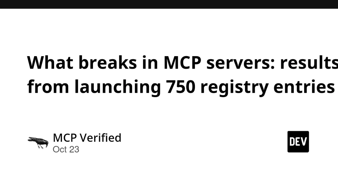 Тест 750 MCP-серверов: рабочими оказались лишь 57%