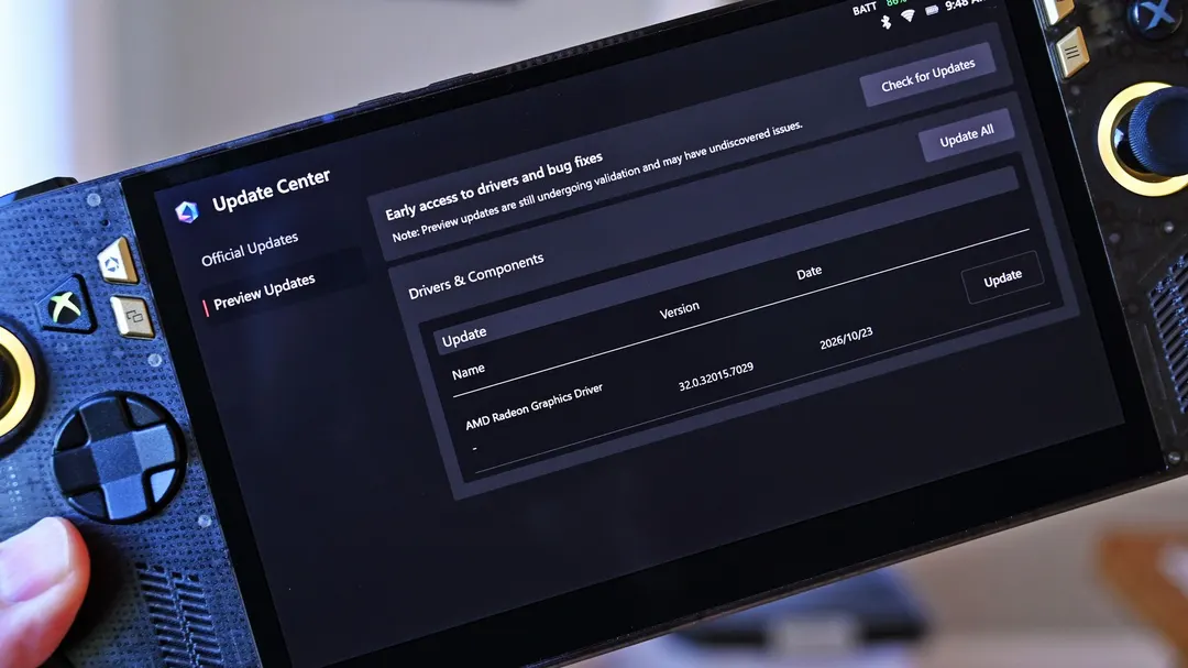 Бета-драйверы AMD FSR 4.1 вышли для Xbox Ally, Ally X и Ally X20
