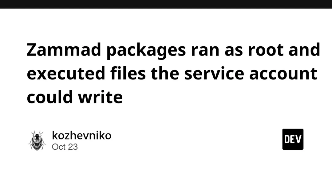 CVE-2026-102490: пакеты Zammad запускали файлы от root