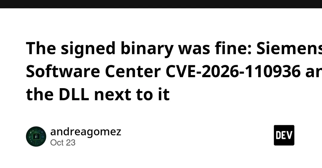 CVE-2026-110936 в Siemens Software Center использовали в реальных атаках