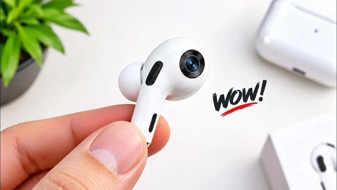 Утечка: Apple работает над AirPods с камерами для визуального интеллекта Siri