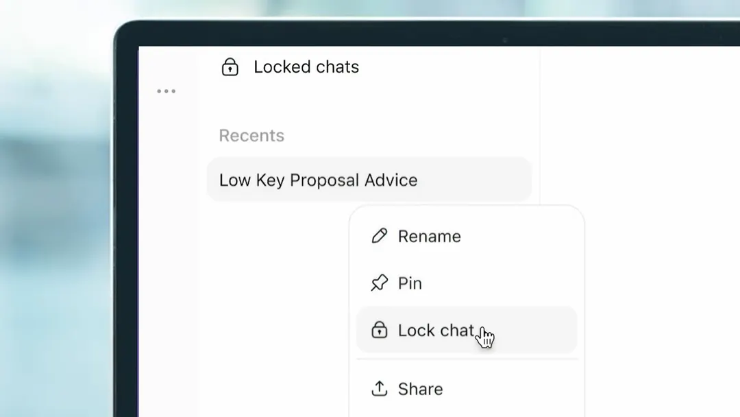 ChatGPT получил Locked Chats с PIN и биометрией, но есть нюансы