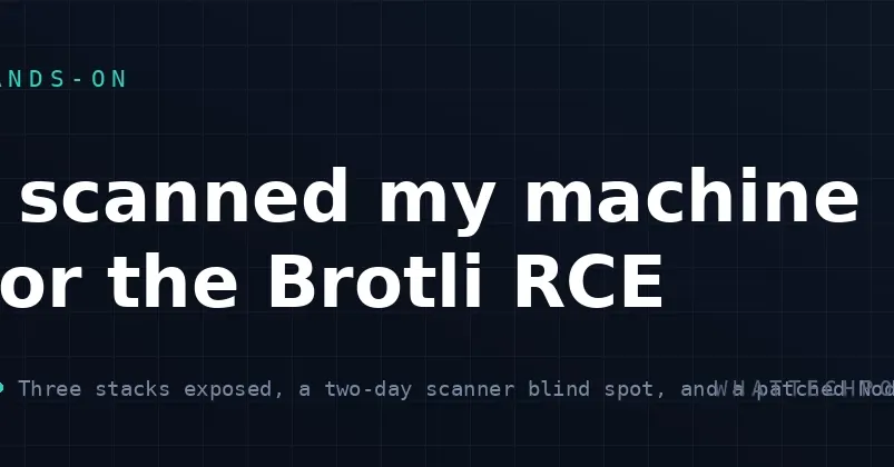 Аудит выявил слепую зону сканеров при RCE в Brotli