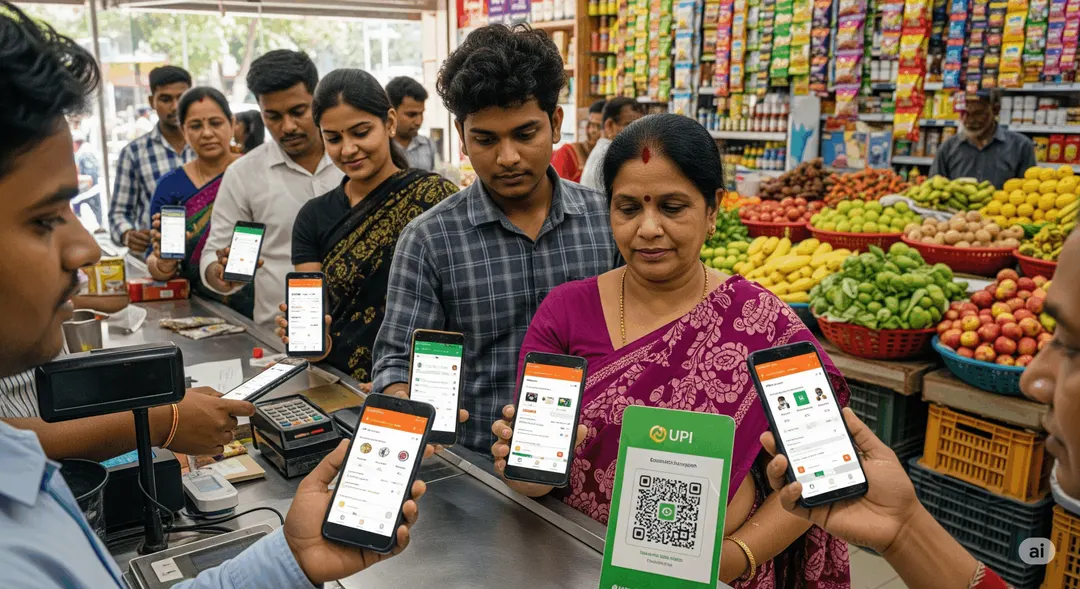 Доля PhonePe и Google Pay в UPI упала до 77,8% в сентябре 2026 года