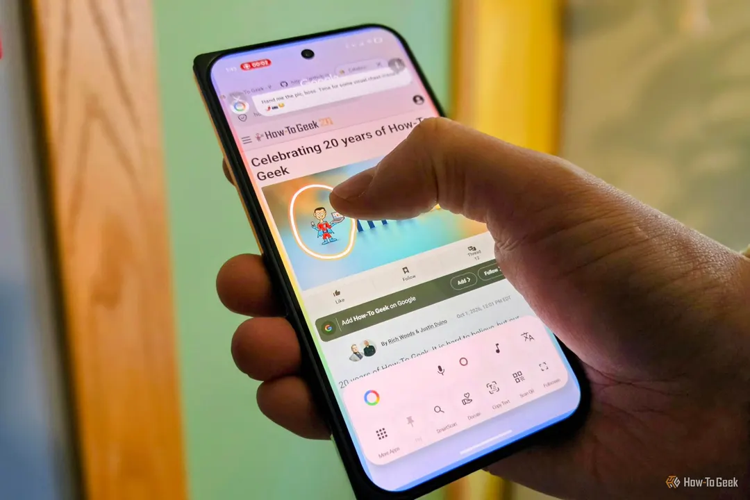 Открытая альтернатива Circle to Search работает офлайн без Gemini