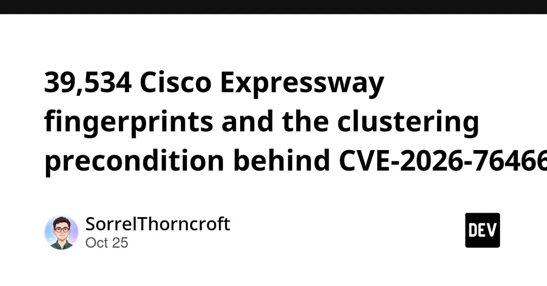 39 534 устройства Cisco Expressway и условие кластеризации для CVE-2026-76466