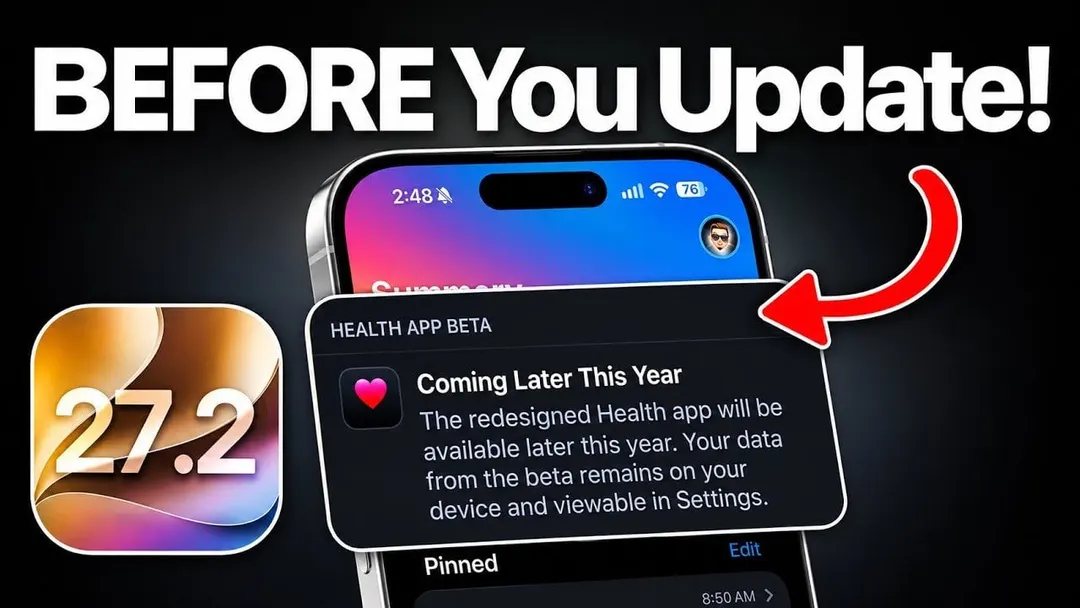iOS 27.2 выйдет 26 октября: профили в Apple TV и умные подсказки в Messages