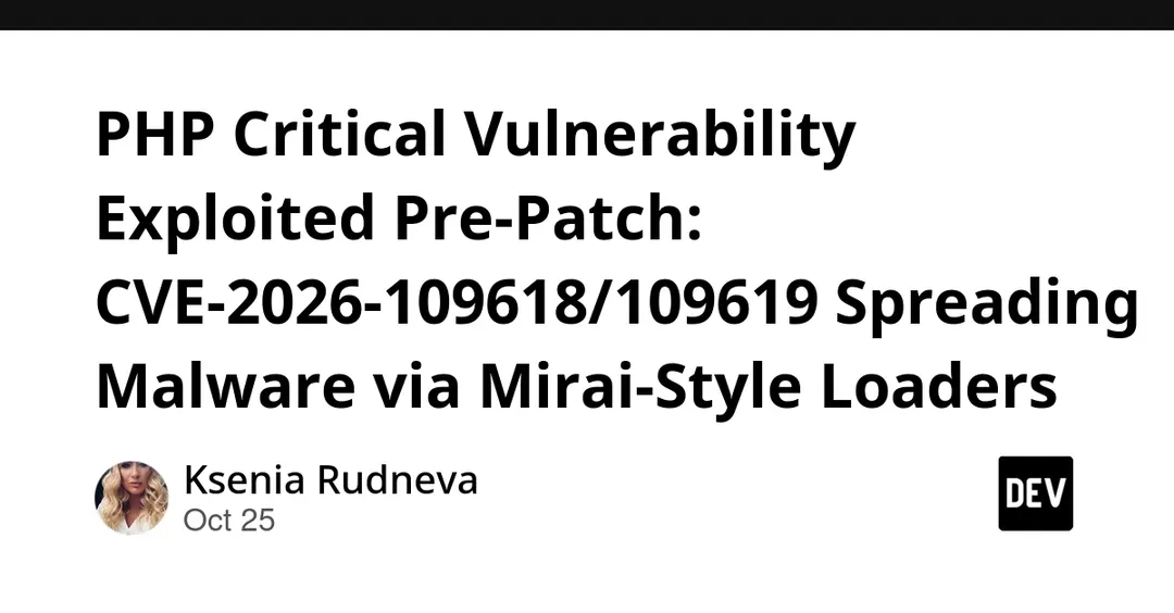 PHP2Shell эксплуатировали за 5,5 часа до патча через Mirai-загрузчики