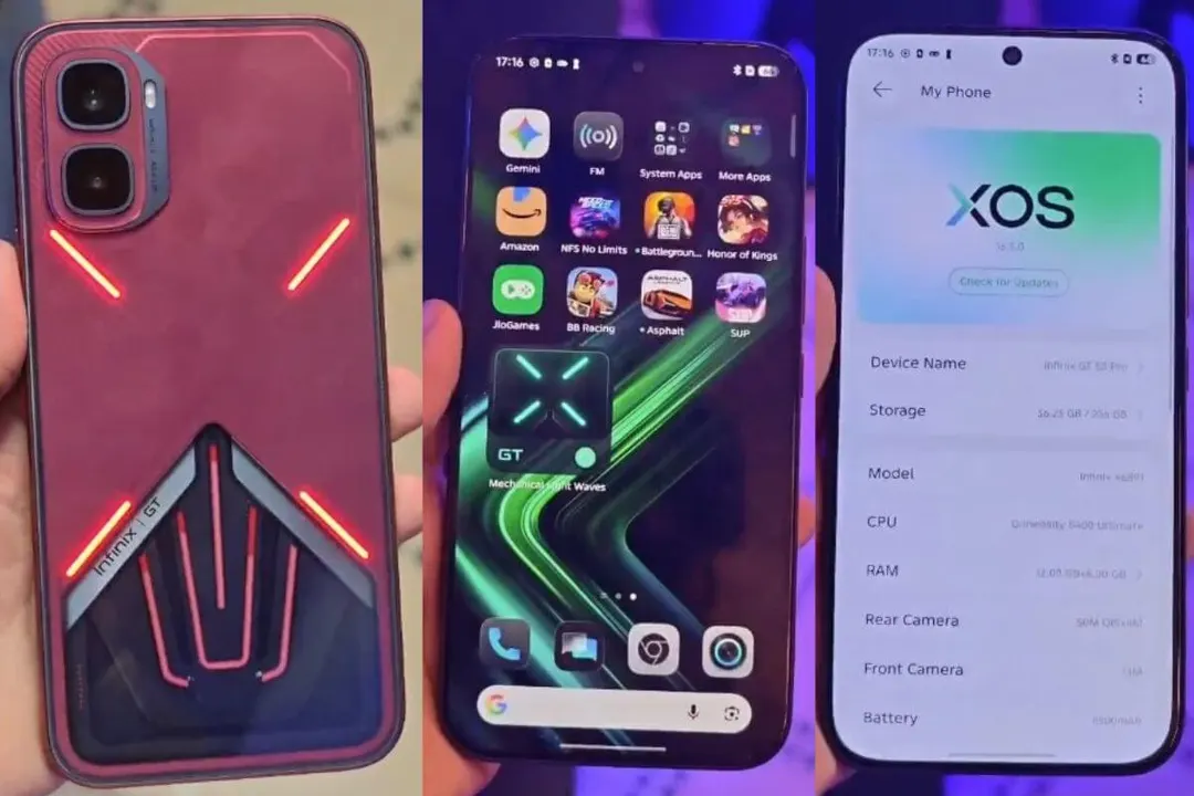 Infinix GT 50 Pro: игровой смартфон с Dimensity 8400 Ultimate выйдет в Индии 27 октября