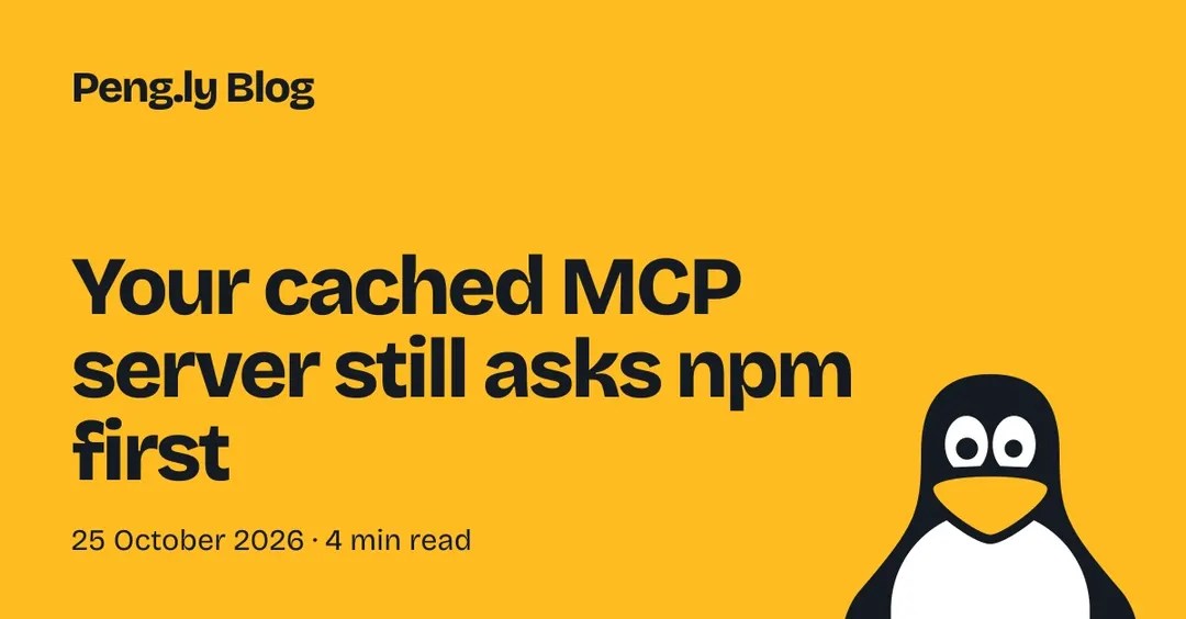Кешированные MCP-серверы на npx всё равно обращаются к npm при каждом запуске