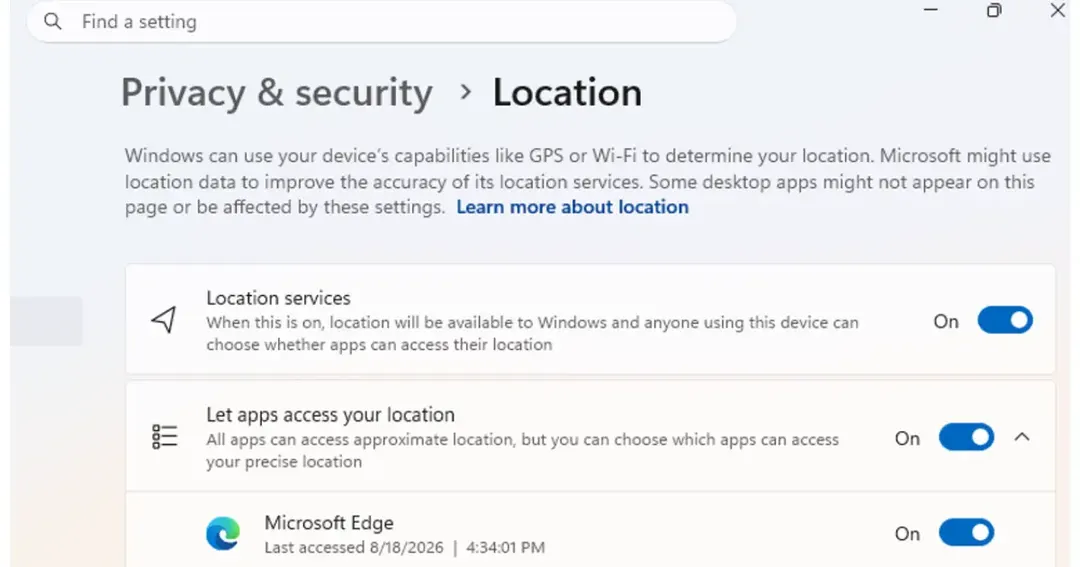 Windows 11 Insider Build 28120.3302: настройка меню «Пуск» и права приложений