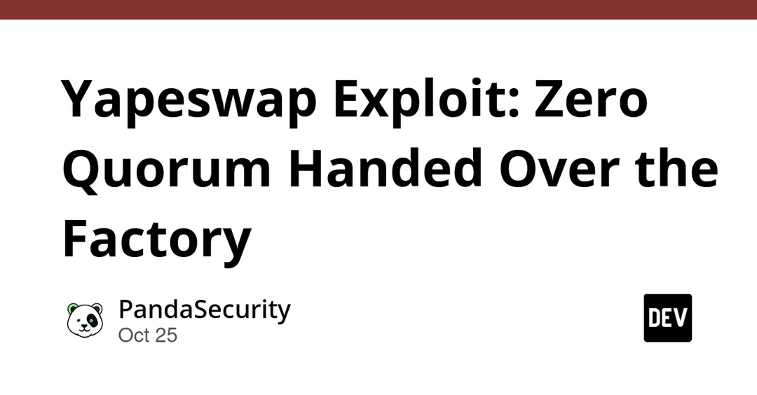 Yapeswap потеряла почти все резервы из-за нулевого кворума в управлении